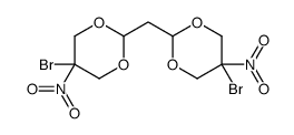 2,2'-methylenebis[5-bromo-5-nitro-1,3-dioxane]结构式
