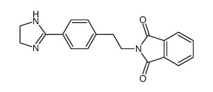 2-{2-[4-(4,5-dihydro-1H-imidazol-2-yl)phenyl]-ethyl}-isoindole-1,3-dione结构式