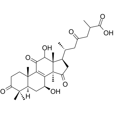 12-羟基灵芝酸D结构式