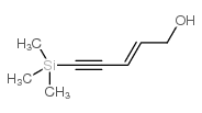 trans-5-trimethylsilyl-2-penten-4-yn-1-ol结构式