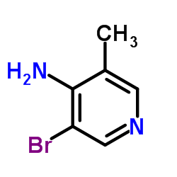 3-Bromo-5-methyl-4-pyridinamine structure