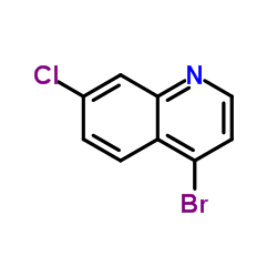 4-溴-7-氯喹啉结构式