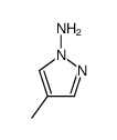 4-methylpyrazol-1-amine结构式