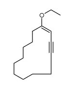 1-Ethoxy-cyclotridec-1-en-3-in结构式