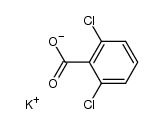potassium 2,6-dichlorobenzoate Structure