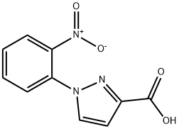 1-(2-硝基苯基)-1H-吡唑-3-羧酸结构式