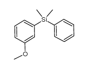 3-(dimethylphenylsilyl)-anisole结构式