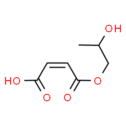 2-hydroxypropyl hydrogen maleate Structure