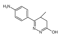 3(2H)-PYRIDAZINONE, 6-(4-AMINOPHENYL)-4,5-DIHYDRO-5-METHYL-, (5S)-结构式