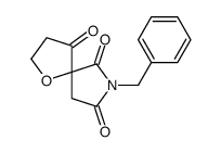 7-苄基-1-噁-7-氮杂螺[4.4]壬烷-4,6,8-三酮结构式