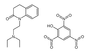 diethyl-[2-(2-oxo-3,4-dihydroquinolin-1-yl)ethyl]azanium,2,4,6-trinitrophenolate Structure
