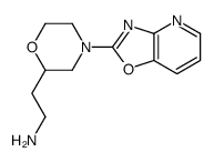 2-[4-([1,3]oxazolo[4,5-b]pyridin-2-yl)morpholin-2-yl]ethanamine Structure