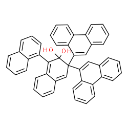 (R)-3,3'-二(菲-9-基)-[1,1'-联萘]-2,2'-二醇结构式