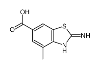 2-amino-4-methyl-1,3-benzothiazole-6-carboxylic acid(SALTDATA: FREE) structure