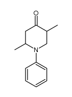 2,5-dimethyl-1-phenyl-piperidin-4-one结构式