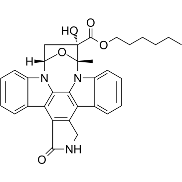 蛋白激酶仰制剂KT5720结构式