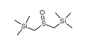bis<(trimethylsilyl)methyl>sulfoxide Structure