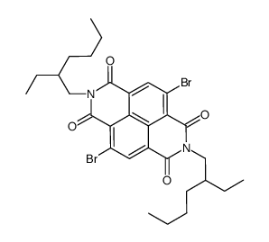 2,6-二溴-N,N'-双(2-乙基己基)-1,8:4,5-萘四甲酰基二酰亚胺图片