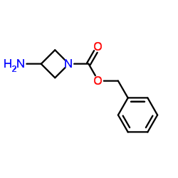Benzyl 3-amino-1-azetidinecarboxylate Structure