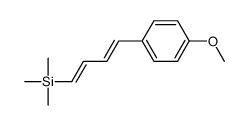 4-(4-methoxyphenyl)buta-1,3-dienyl-trimethylsilane结构式