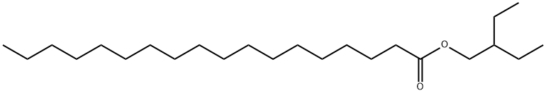 Octadecanoic acid, 2-ethylbutyl ester Structure