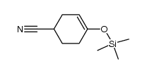 4-[(trimethylsilyl)oxy]cyclohex-3-ene-1-carbonitrile Structure