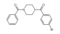 1-benzoyl-4-(4-bromobenzoyl)piperidine结构式