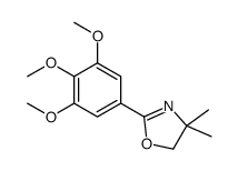 4,4-dimethyl-2-(3,4,5-trimethoxyphenyl)-5H-1,3-oxazole Structure
