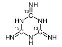 三聚氰胺-13C3结构式
