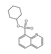cyclohexyl 8-quinolinesulfonate Structure