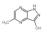 1H-Pyrazolo[3,4-b]pyrazin-3-ol,5-methyl-(6CI)结构式
