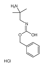 1-N-CBZ-2-甲基丙烷-1,2-二胺盐酸盐结构式