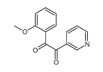 1-(2-methoxyphenyl)-2-pyridin-3-ylethane-1,2-dione结构式