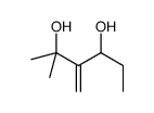 2-methyl-3-methylenehexane-2,4-diol Structure