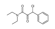 N,N-diethylamide of 3-phenyl-3-chloro-2-ketopropionic acid Structure