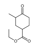 Ethyl 3-methyl-4-oxocyclohexanecarboxylate Structure