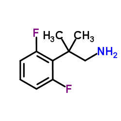 2-(2,6-Difluorophenyl)-2-methylpropan-1-amine结构式