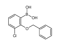 (2-(Benzyloxy)-3-chlorophenyl)boronic acid Structure