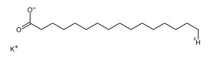 棕榈酸钾-16-d结构式