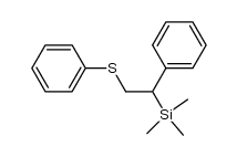 1-phenylthio-2-phenyl-2-trimethylsilylethane Structure