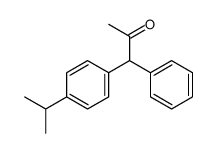 1-phenyl-1-(4-propan-2-ylphenyl)propan-2-one结构式