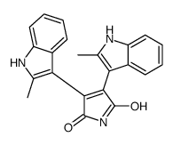 3,4-bis(2-methyl-1H-indol-3-yl)pyrrole-2,5-dione Structure