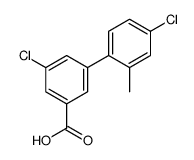 3-chloro-5-(4-chloro-2-methylphenyl)benzoic acid Structure