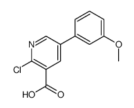 2-chloro-5-(3-methoxyphenyl)pyridine-3-carboxylic acid Structure