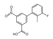 3-氟-2-甲基-5-硝基-[1,1-联苯]-3-羧酸结构式