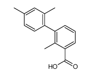 2,2,4-三甲基-[1,1-联苯]-3-羧酸结构式