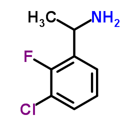 1-(3-Chloro-2-fluorophenyl)ethanamine Structure