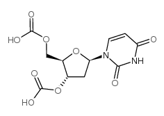 3',5'-二-O-乙酰基-2'-脱氧尿苷结构式