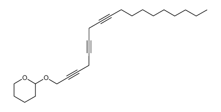 2-(octadeca-2,5,8-triyn-1-yloxy)tetrahydro-2H-pyran结构式