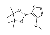 3-甲氧基噻吩-2-硼酸频哪醇酯结构式